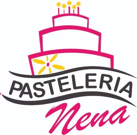 Logotipo de Pastelería Nena con un diseño elegante y colores vibrantes, destacando su especialidad en repostería.